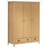 Stilwell - 3Door Wardrobe Hill Range 1270 x 500 x 1700 mm Solid Pine Wood